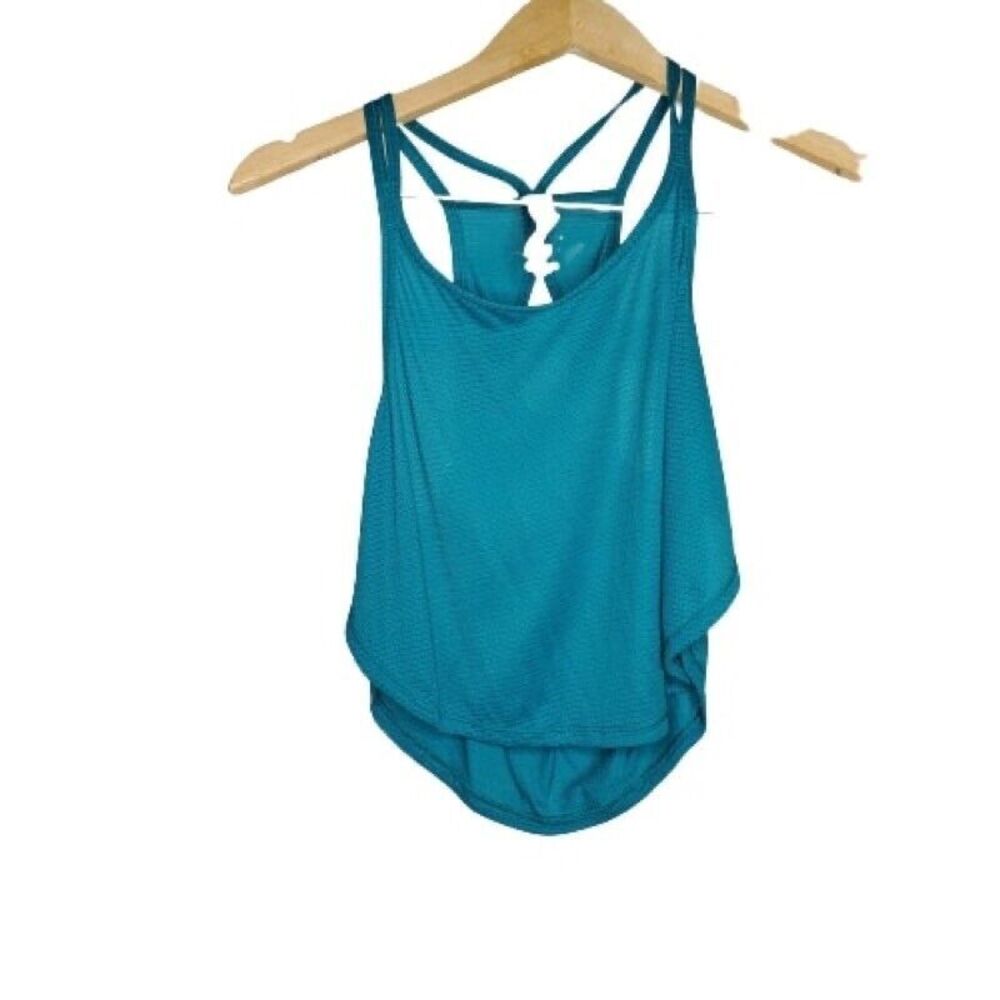 Lululemon Tank S Green Scoop Neck Stretch